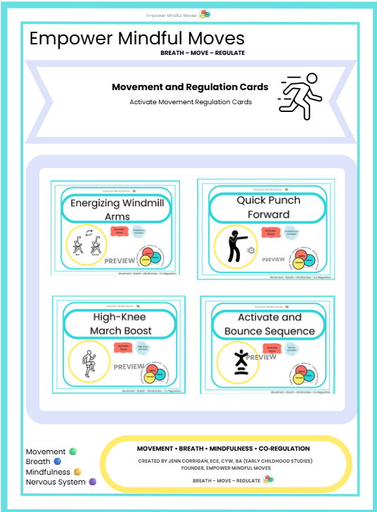 Successful Transitions Bundle 5 Pack Combo  | Brain Breaks • Activate Movements • Back to Baseline • Warm‑Up & Wake‑Up • Heavy Work & Deep Pressure