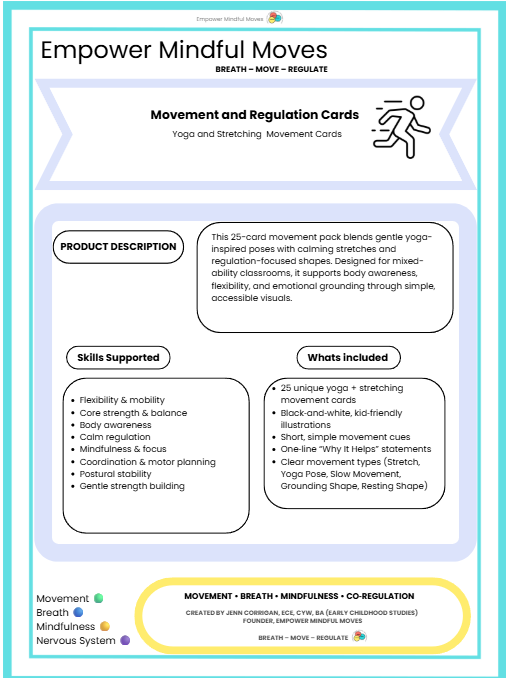 Motor Skills Builders   5 Pack Combo| Coordination & Agility • Bilateral Movements • Fine Motor • Yoga & Stretching • Animal Moves