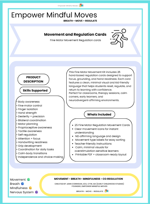 Motor Skills Builders   5 Pack Combo| Coordination & Agility • Bilateral Movements • Fine Motor • Yoga & Stretching • Animal Moves