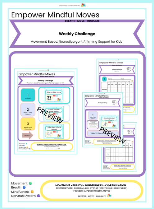 Movement‑Based Regulation Routines for Kids | Neurodivergent‑Affirming | Empower Mindful Moves