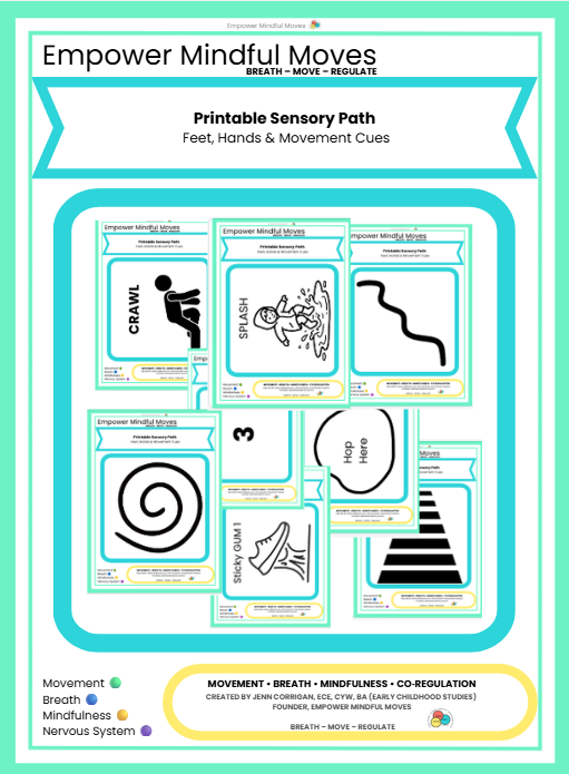 Calming Bundle: Calm Corner Kit + Sensory Path | ND‑Affirming Regulation Tools for Kids
