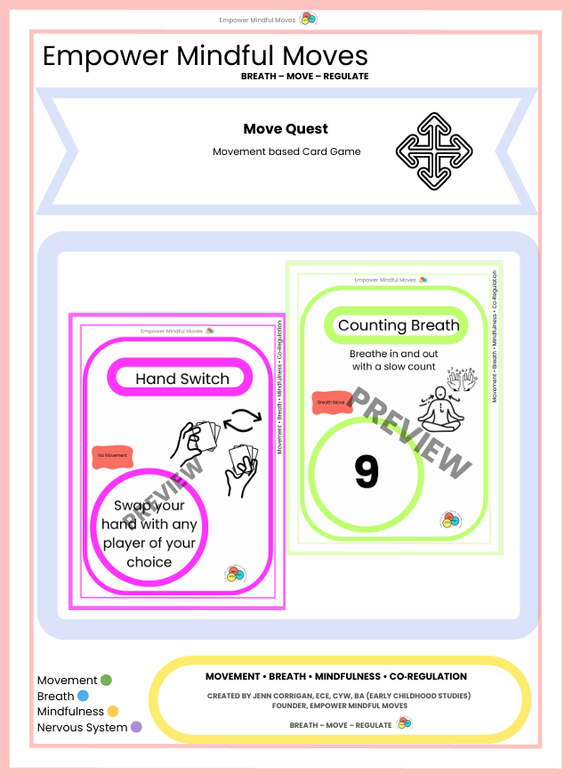 Move Quest + Sensory Path Bundle | Movement Game + Sensory Regulation Tools for ADHD, Autism & Classrooms