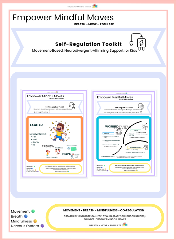 Self‑Regulation Toolkit + Sensory Path Bundle