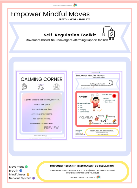 Self‑Regulation Toolkit + Sensory Path Bundle