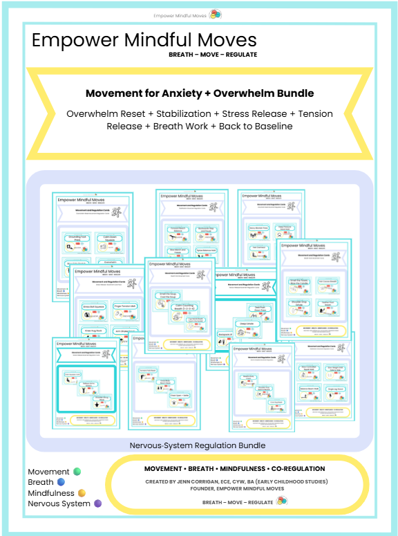 Movement for Anxiety + Overwhelm Bundle — Nervous System Regulation Through Movement & Breath