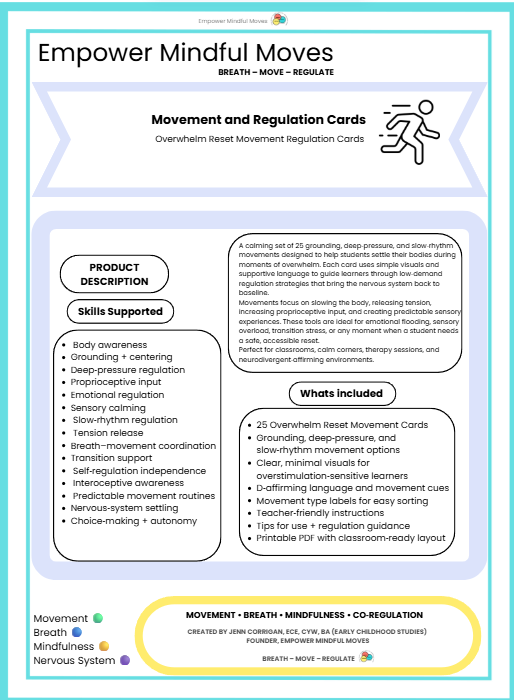 Movement for Anxiety + Overwhelm Bundle — Nervous System Regulation Through Movement & Breath