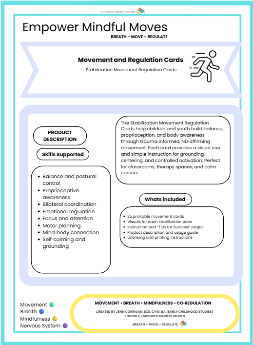 Movement for Anxiety + Overwhelm Bundle — Nervous System Regulation Through Movement & Breath