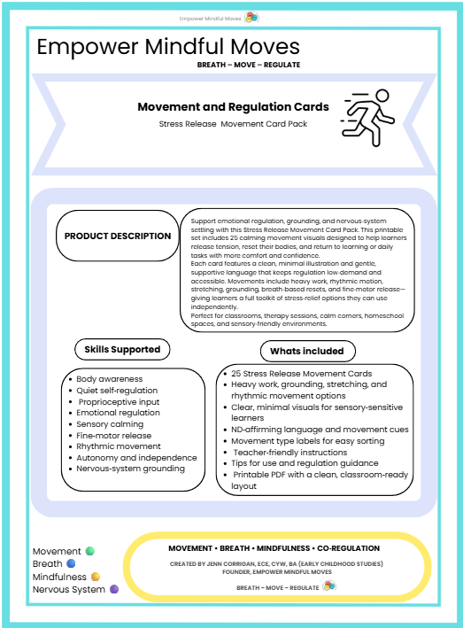 Movement for Anxiety + Overwhelm Bundle — Nervous System Regulation Through Movement & Breath