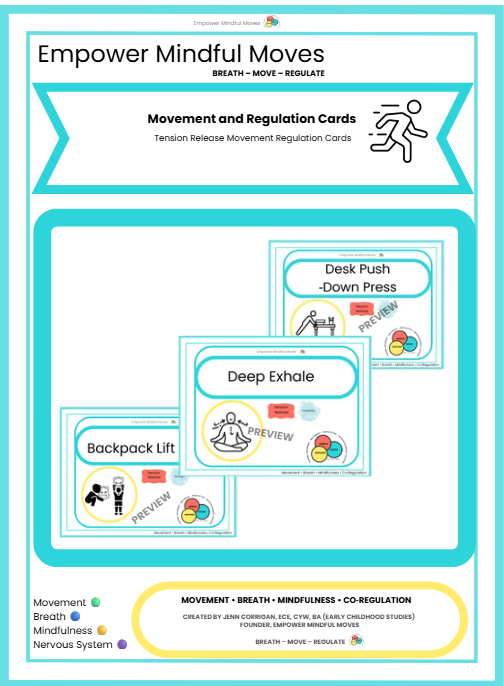 Reset Starter Bundle – Movement Regulation Tools + Overwhelm Reset + Back to Baseline + Stress & Tension Release + 3‑Choice Board | ND‑Affirming Regulation Tools for Home & Classroom