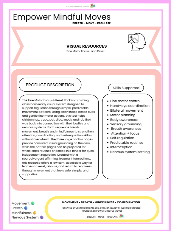 Fine Motor Focus & Reset – Quiet Desk Movement Patterns for Regulation