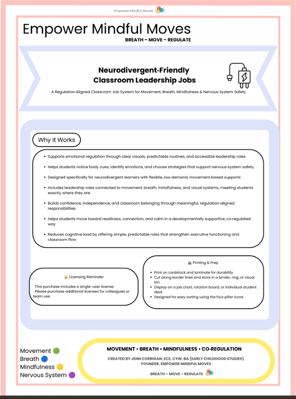 Neurodivergent‑Friendly Classroom Leadership Jobs