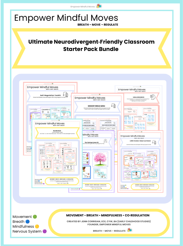 Ultimate Neurodivergent‑Friendly Classroom Starter Pack | Calm Corner, Regulation Tools, Visual Schedules, Movement Breaks, Sensory Supports