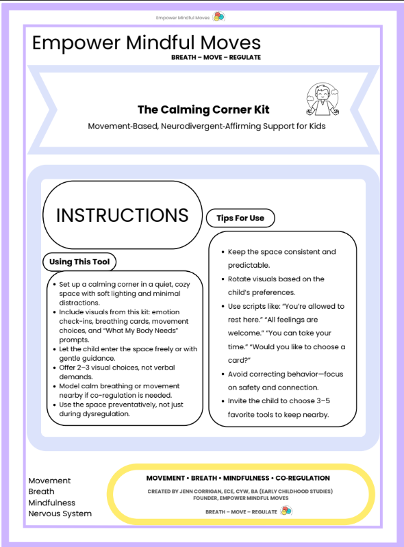 Full Calming Corner Kit