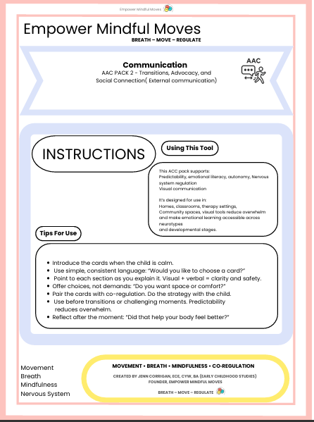 AAC Pack 2  External Communication Support