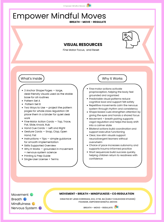 Fine Motor Focus & Reset – Quiet Desk Movement Patterns for Regulation